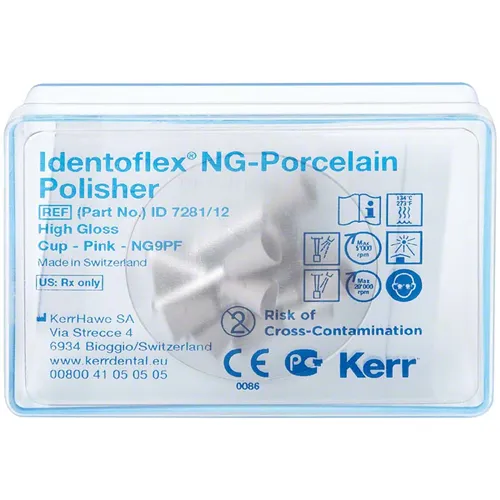 IDENTOFLEX POLIJSTCUPS KERAMIEK HOOGGLANS RA NR.7281 (12st)