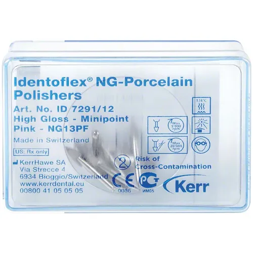 IDENTOFLEX POLIJSTPOINTS KERAMIEK HOOGGLANS RA NR.7291 (12st)