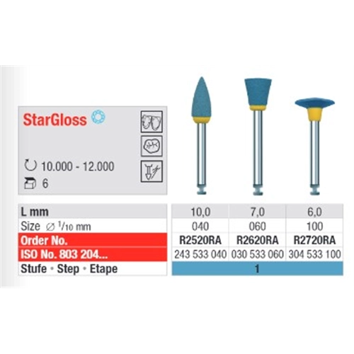 EDENTA STARGLOSS RA DISCS NR.2720 BLAUW (6st)