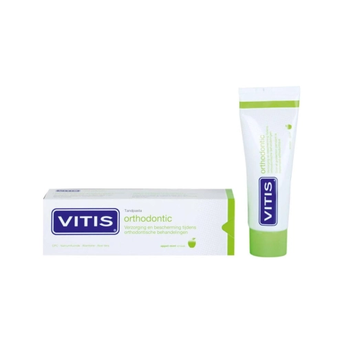 DENTAID VITIS ORTHODONTIC TANDPASTA APPEL-MINT SMAAK (100ml)