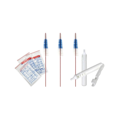 LACTONA EASYDENT COMBI-CLEANER 3,1-8mm TYPE B ROOD BOX (100st-100 gripzakjes-10 houders)
