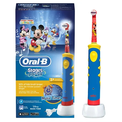 ORAL-B ELEKTRISCHE TANDENBORSTEL STAGE POWER D10 KIDS MICKEY MOUSE