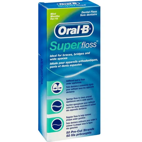 ORAL-B SUPER-FLOSS MINT (6x50st)
