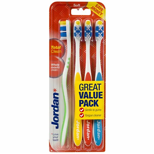 JORDAN TOTAL CLEAN TANDENBORSTEL SOFT (4st)