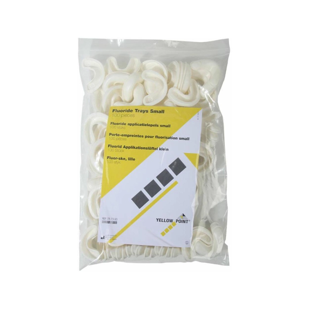 172314 - YELLOW POINT FLUORIDE APPLICATIELEPELS SMALL WIT (100st)