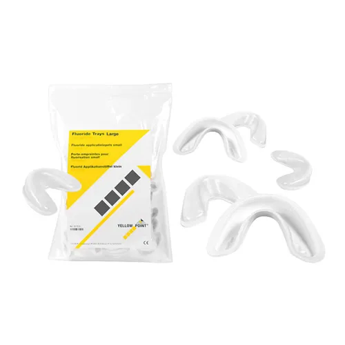 YELLOW POINT FLUORIDE APPLICATIELEPELS LARGE WIT (100st)