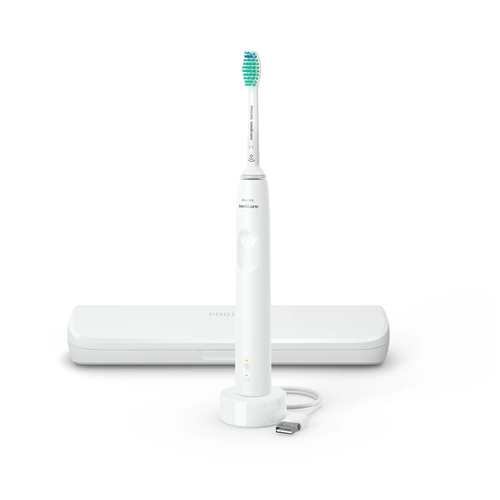 PHILIPS SONICARE 3100 SERIE HX3673/12 ELEKTRISCHE TANDENBORSTEL 1 STAND 1 INTENSITEIT WIT