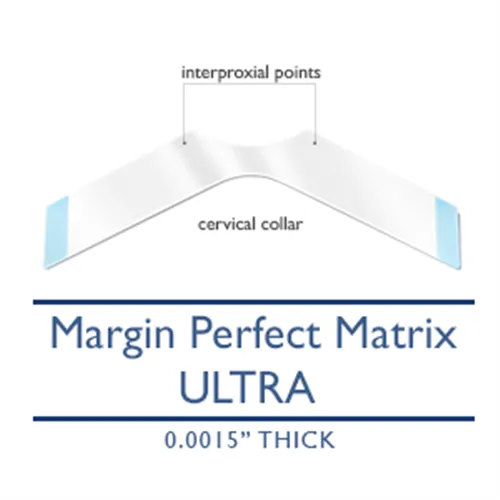 MARGIN PERFECT MATRIX ULTRA CONTOURSTRIP 0,0381mm (100st) (0,0015inch)