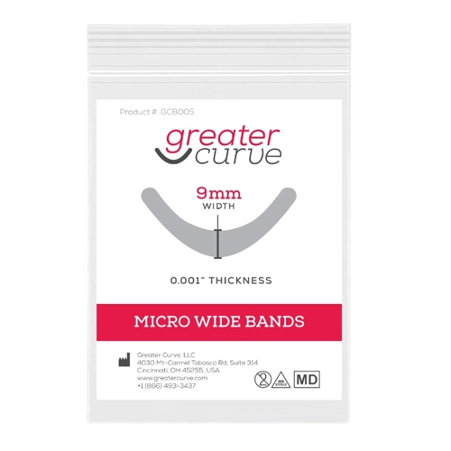 GREATER CURVE TOFFLEMIRE MICRO WIDE MATRIXBANDJES (50st)