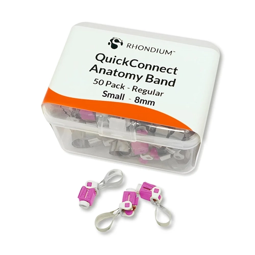 RHONDIUM QUICKCONNECT REGULAR SMALL 8,0mm ROZE (50st)