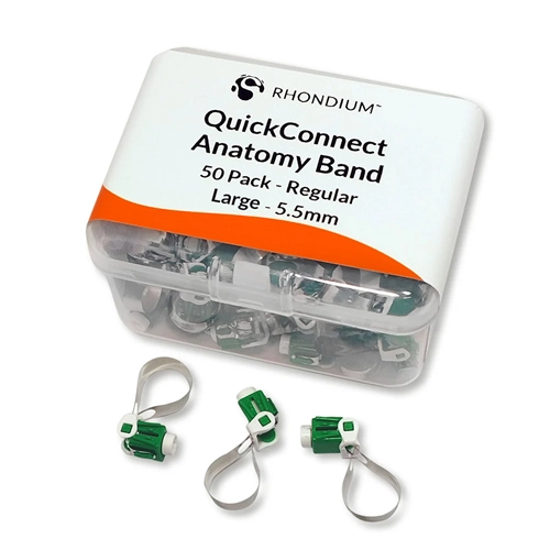 RHONDIUM QUICKCONNECT REGULAR LARGE 5,5mm GROEN (50st)