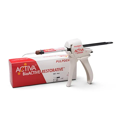 PULPDENT ACTIVA BIOACTIVE RESTORATIVE STARTER KIT A3 (5ml/dispenser/20 mixing tips)