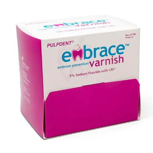 PULPDENT EMBRACE VARNISH SD 5% SODIUM FLUORIDE MET CXP (200x0,4ml) FV200