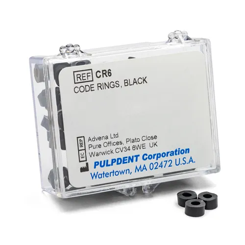 PULPDENT CODE-RINGEN ZWART (50st)