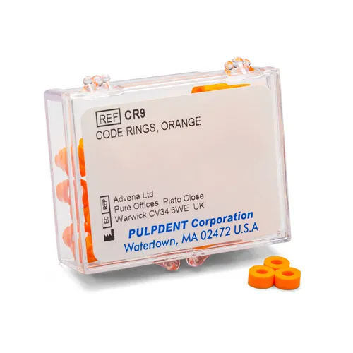 PULPDENT CODE-RINGEN ORANJE (50st)