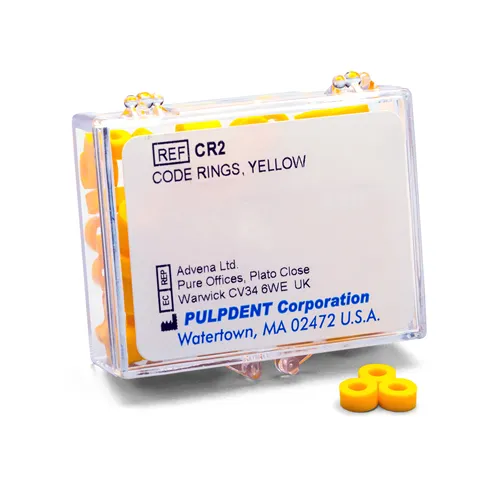 PULPDENT CODE-RINGEN LARGE GEEL (60st)