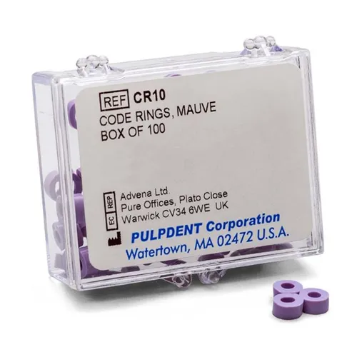 PULPDENT CODE-RINGEN LARGE MAUVE (PAARS) (60st)