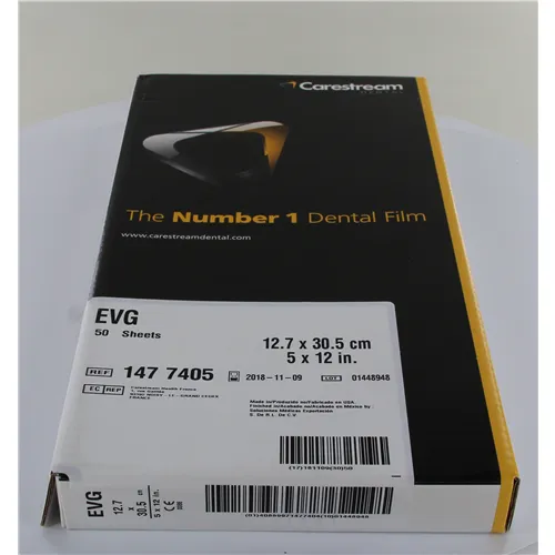 KODAK RONTGENFILM EKTAVISION-G 12,7x30,5cm (50st)