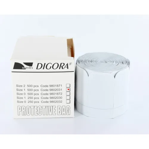 SOREDEX DIGORA RONTGENFILMHOESJES SIZE 1  2x4cm (500st)