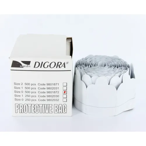 SOREDEX DIGORA RONTGENFILMHOESJES SIZE 0  2x3cm (500st)