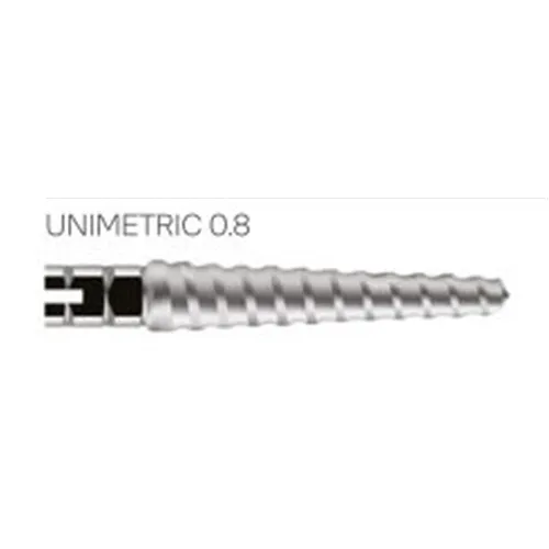 MAILLEFER UNIMETRIC 0,8mm / 008S TITANIUM STIFTEN KORT PAARS