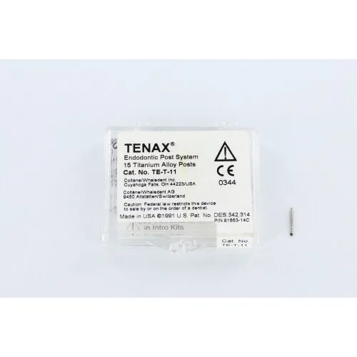 WHALEDENT TENAX TITANIUM STIFTEN TE-T-11 ZWART (15st)