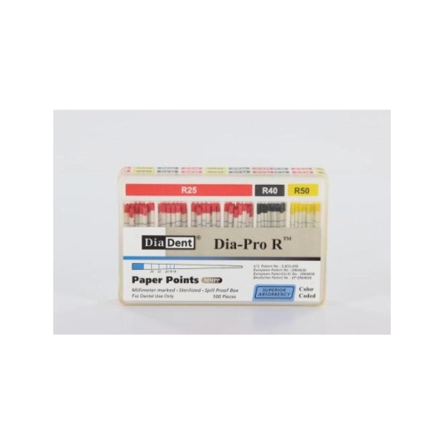 DIADENT PAPERPOINTS RECIPROC ASSORTED NR.R25-R40-R50 (100st)
