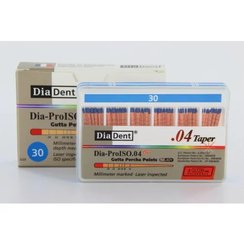 DIADENT GUTTA PERCHA POINTS .04 NR.30 BLAUW (60st)