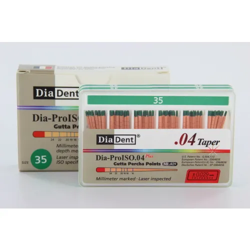 DIADENT GUTTA PERCHA POINTS .04 NR.35 GROEN (60st)