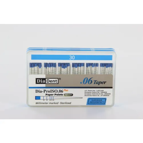 DIADENT PAPERPOINTS .06 NR.30 BLAUW (100st)