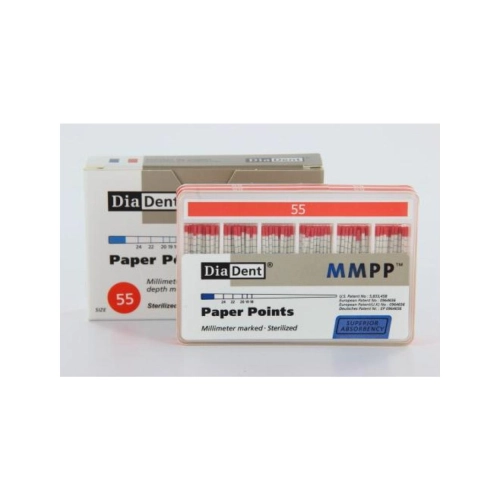 DIADENT PAPERPOINTS COLOR-CODED NR.55 ROOD (200st)