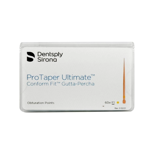 DENTSPLY GP POINTS VOOR PROTAPER ULTIMATE CONFORM FIT F1 GEEL (60st)