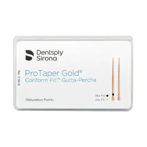 DENTSPLY GUTTA PERCHA POINTS VOOR PROTAPER GOLD CONFORM FIT F4-F5 ASSORTED (60st)