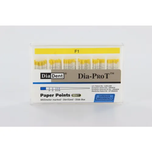 DIADENT PAPERPOINTS DIA-PROT F1 GEEL (100st)
