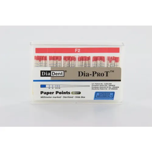 DIADENT PAPERPOINTS DIA-PROT F2 ROOD (100st)