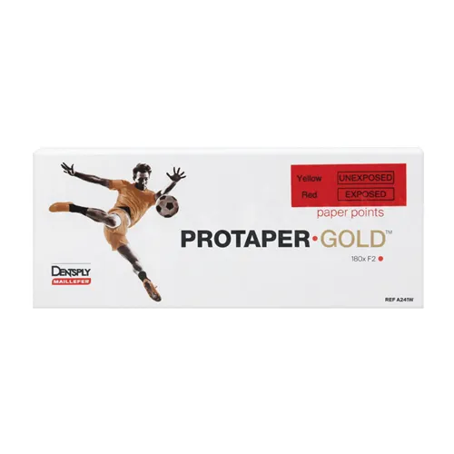DENTSPLY PAPERPOINTS VOOR PROTAPER GOLD F2 ROOD (180st)