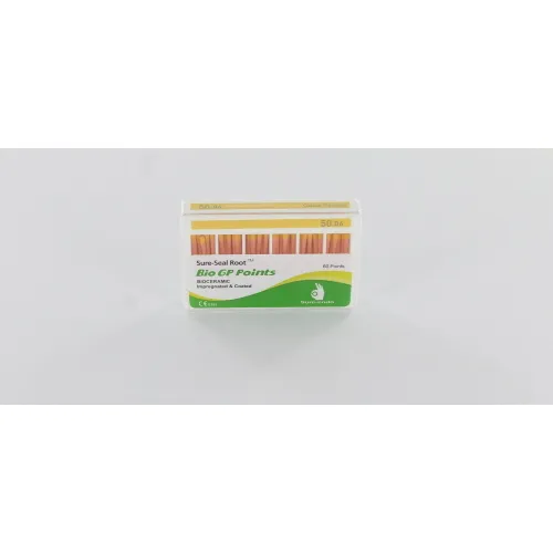 SUREDENT BIOCERAMIC IMPREGNATED & COATED GUTTA PERCHA POINTS 50.06 (Slide box, 60st)
