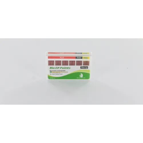 SUREDENT BIOCERAMIC IMPREGNATED GUTTA PERCHA POINTS VOOR RECIPROC R25/R40/R50 (60st)
