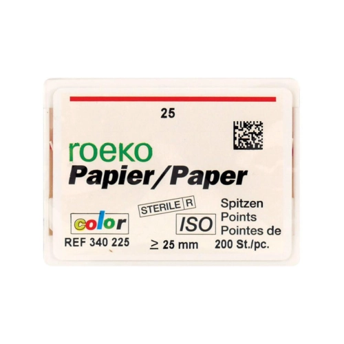 ROEKO PAPERPOINTS ISO-COLOR NR.25 ROOD (200st)