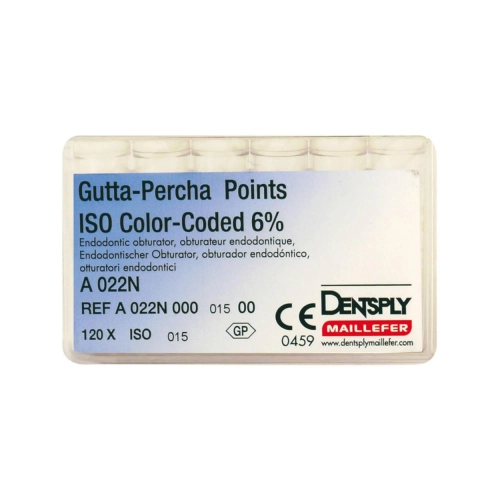 MAILLEFER GUTTA PERCHA POINTS .06 NR.15 WIT (120st)