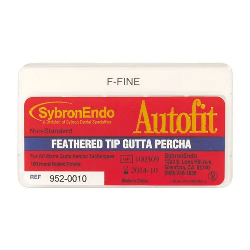 SYBRON-ENDO ANALYTIC AUTOFIT FEATHERED GUTTA PERCHA POINTS FINE-FINE (100st)