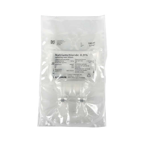 B. BRAUN NATRIUMCHLORIDE 0,9% IN ZAK (100ml)
