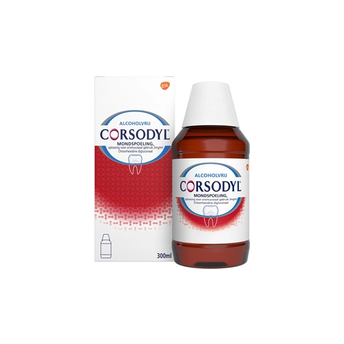 SMITHKLINE CORSODYL ALCOHOLVRIJE VLOEISTOF (300ml)