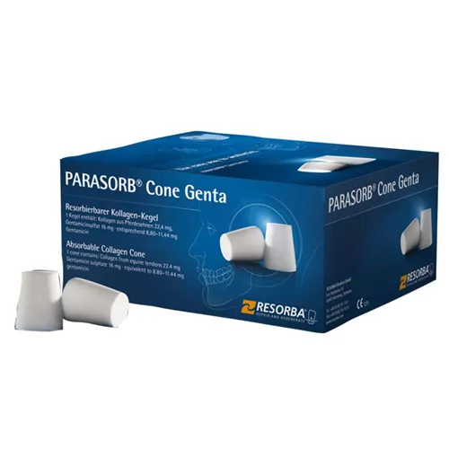 RESORBA PARASORB CONE GENTA MK-10 Ø1,2cm/hoogte 1,6cm (10st)