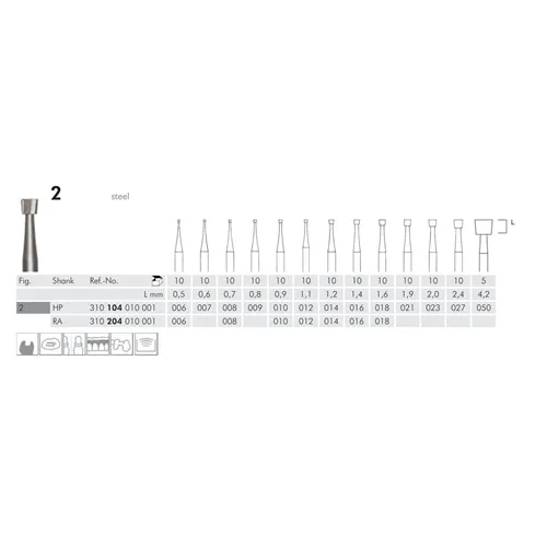 MEISINGER RA STAALBOREN O.C. 2/023 (10st)
