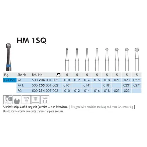 MEISINGER RA CARBIDE ROND 1SQ014 (5st)
