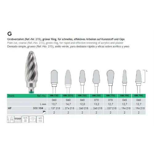 MEISINGER HP CARBIDE FRAIS 77G070 (2st)