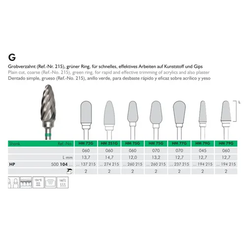 MEISINGER HP CARBIDE FRAIS 79G060 (2st)