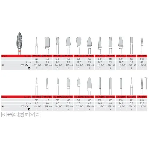 MEISINGER HP CARBIDE FRAIS 489FX023 (2st)
