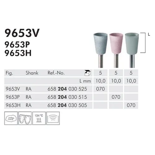 MEISINGER RA POLIJSTCUPS 9653H070 (5st)